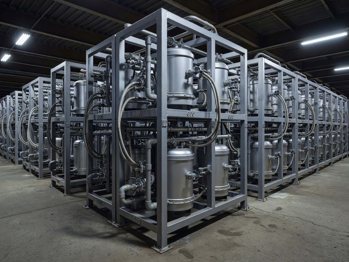 Multi-stage industrial filtration racks